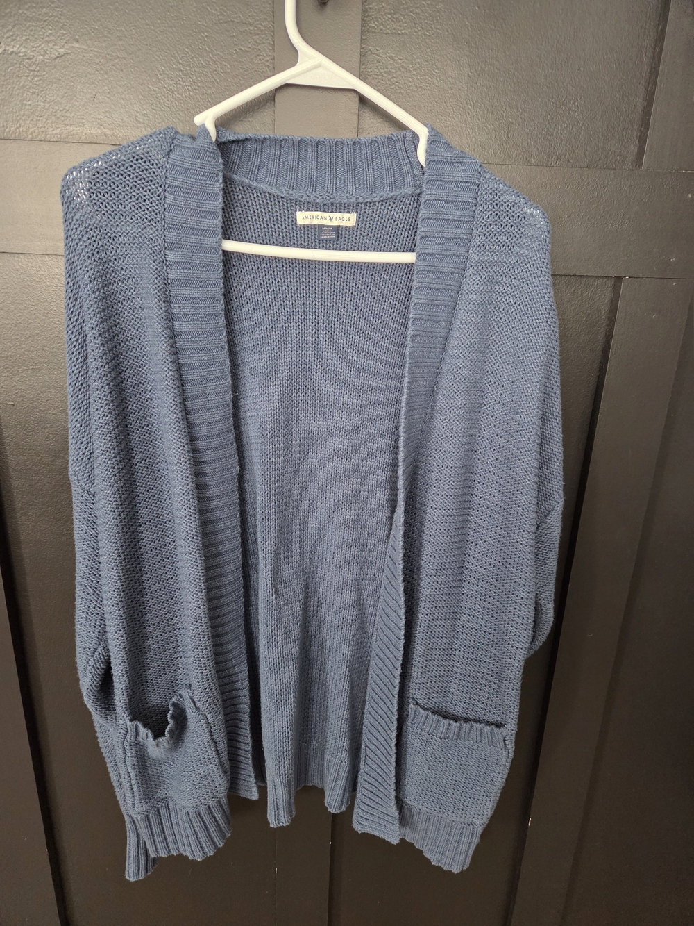 American Eagle Open-Front Knit Cardigan Sweater